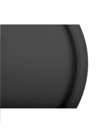 Table d'appoint d'extérieur en acier graphite