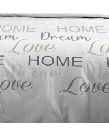 Parure de couette 100% coton 57 fils imprimée 240x220cm 2 taies