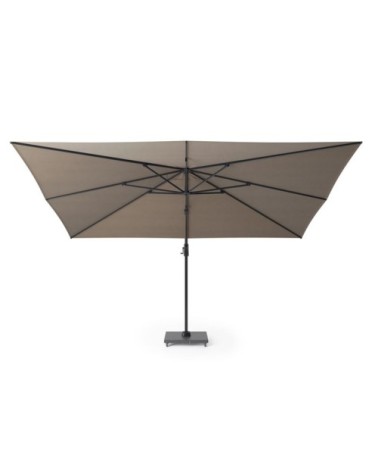 Parasol déporté inclinable 4x3m taupe
