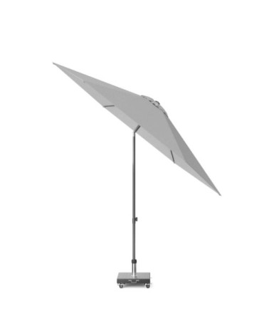 Parasol droit diamètre 2,5m gris clair