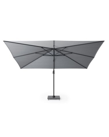 Parasol déporté inclinable 4x3m gris clair