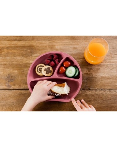 Assiette ventouse en silicone