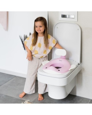 Réducteur de toilette baleine