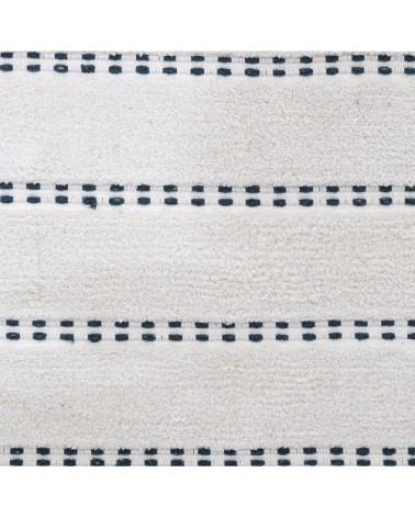 Tapis de salle de bain coton pétrole 50x75cm