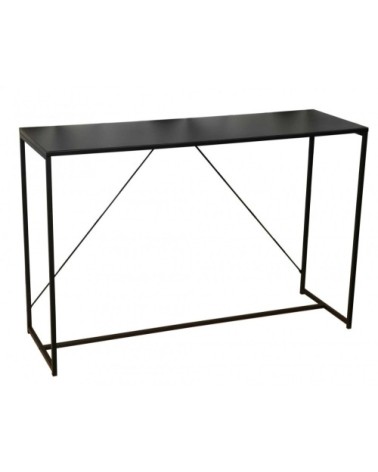 Console d'entrée en métal noir L120cm