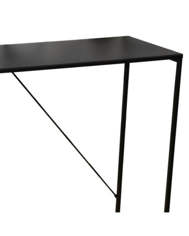 Console d'entrée en métal noir L120cm
