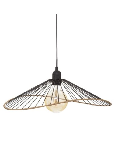 Suspension métal noir D45cm
