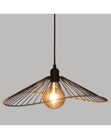 Suspension métal noir D45cm
