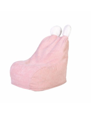 Fauteuil poire enfant rose