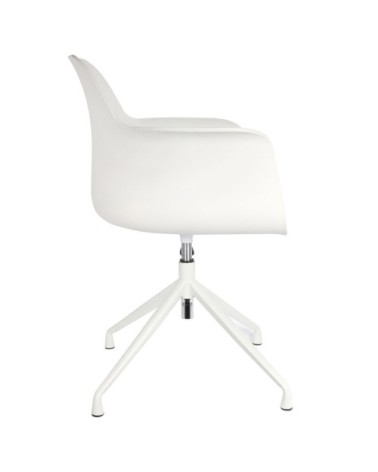 Fauteuil pivotant blanc