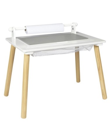 Bureau 2 en 1 compatible briques