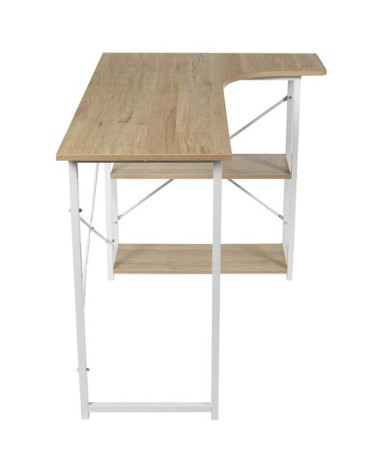 Bureau d'angle blanc