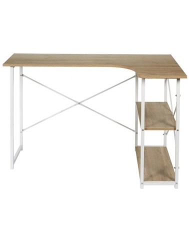 Bureau d'angle blanc