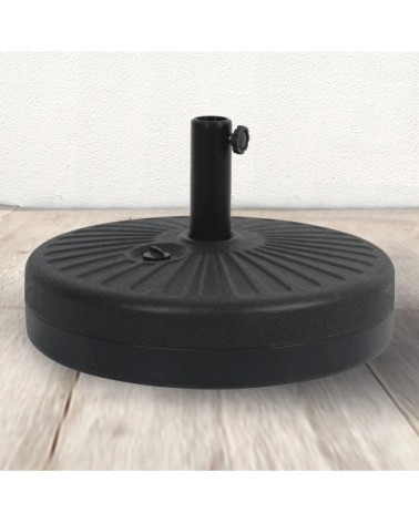 Pied de parasol circulaire en plastique résistant