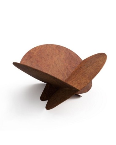 Brasero en acier corten L75 x l75 x H35 cm