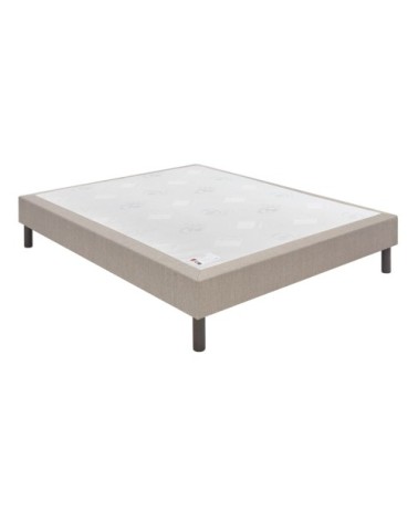 Sommier confort médium chiné naturel 18 cm 120x190