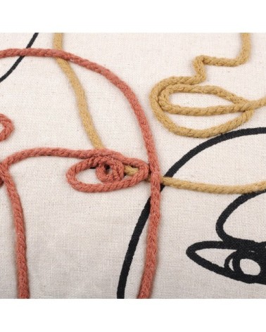 Coussin coton écru 30x50cm