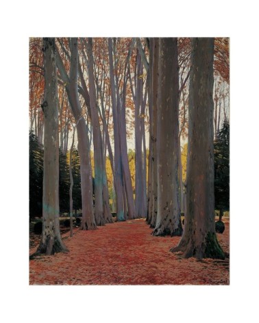 Tableau - Avenue Of Plane Trees - Santiago Rusiñol 60x75cm