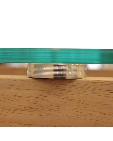 Console en verre L100cm