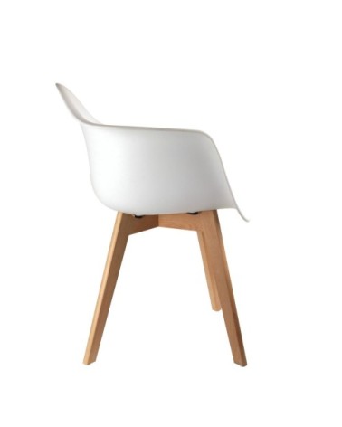 Fauteuil Scandinave blanc