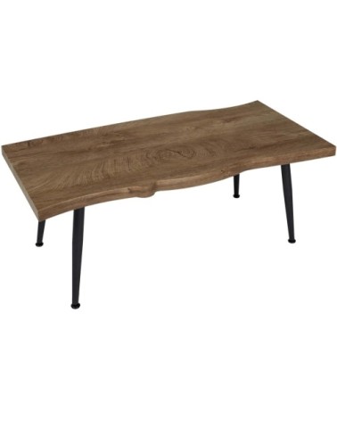 Table basse bois et fer L100cm