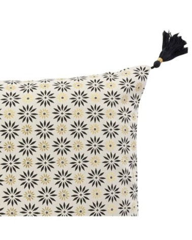 Housse de coussin coton or 40x40cm