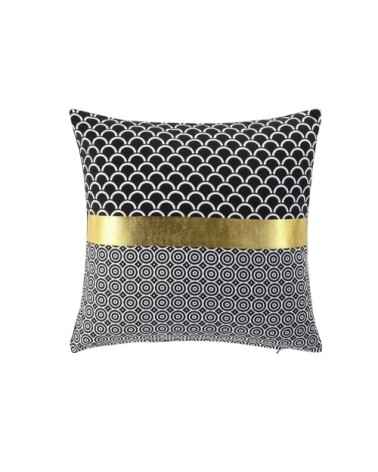 Housse de coussin coton or 40x40cm