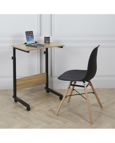 Table d'appoint réglable à roulettes