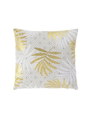Housse de coussin coton or 40x40cm