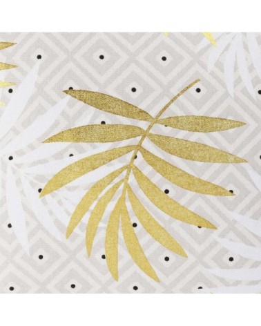 Housse de coussin coton or 40x40cm