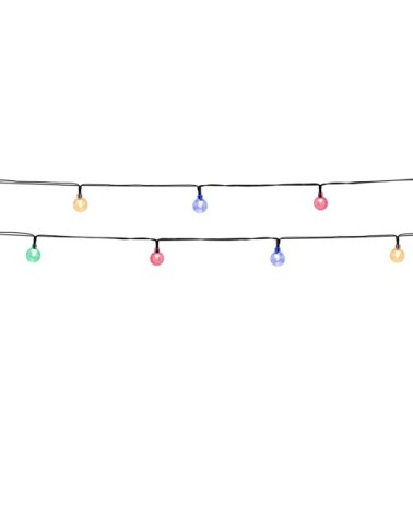 Guirlande globe multicolore Plastique Multicolore 5.8M