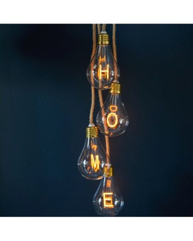 Suspension solaire Corde Beige 150cm