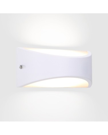 Applique d'extérieur LED en métal blanc