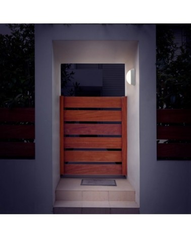 Applique d'extérieur en métal gris