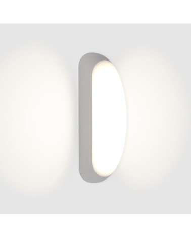 Applique d'extérieur en métal gris