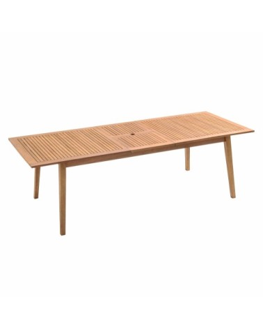 Table extensible en bois d'eucalyptus