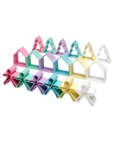 Set de jeux 18 pièces en silicone Pastel