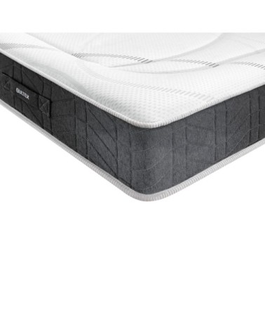 Matelas nano, mémoire de forme, coton et laine 90x200 24 cm