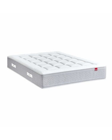 Matelas capitonné ressorts ensachés, cachemire et soie 120x190