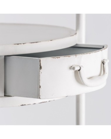 Étagère en fer en blanc 42x42x180