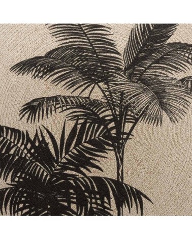 Tapis rond coton nature D120cm