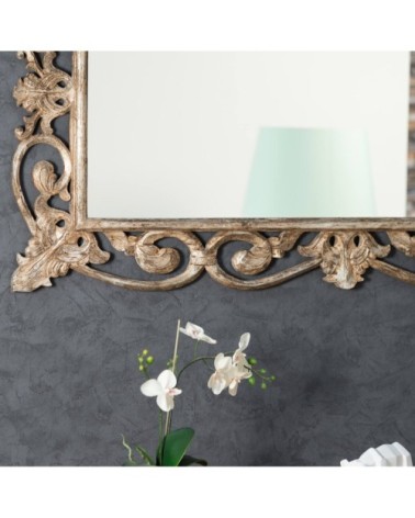 Miroir Cordoue en bois patiné bronze 140x80