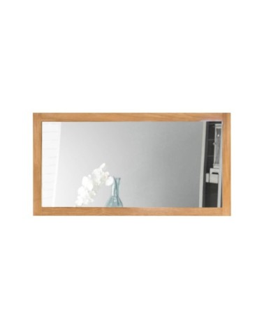 Miroir rectangle en teck massif 140x70