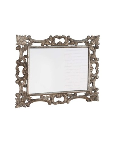 Miroir Baroque en bois patiné bronze 100cm X 80cm