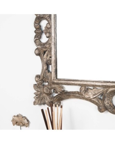 Miroir Baroque en bois patiné bronze 100cm X 80cm