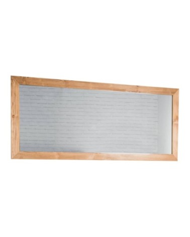 Grand miroir rectangle en teck massif 160 x 70