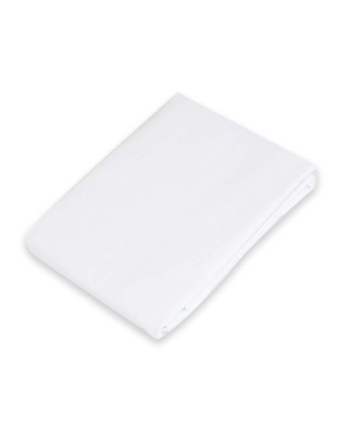 Drap plat bébé  Blanc Coton