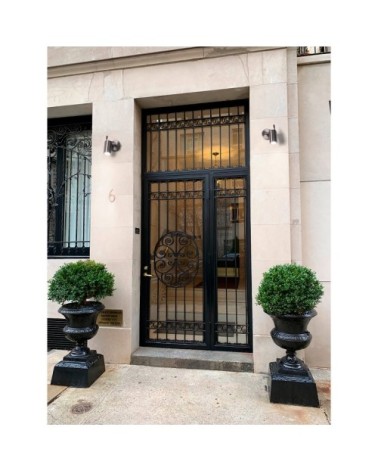 Applique d'extérieur en métal argenté