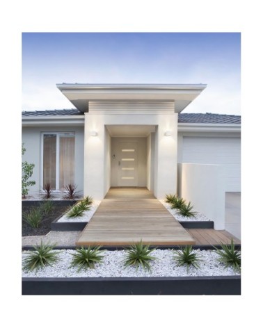 Applique d'extérieur LED réglable en métal blanc