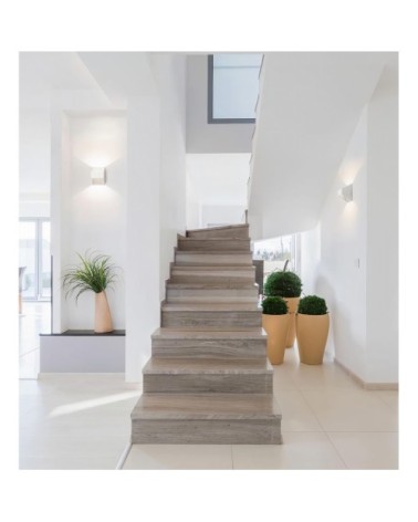 Applique d'intérieur en métal blanc